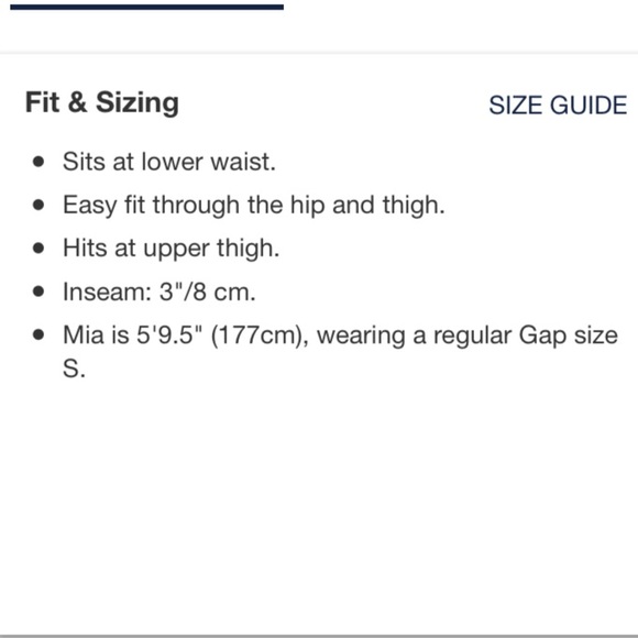 Indigo Twill Shorts pull on - Picture 3 of 7